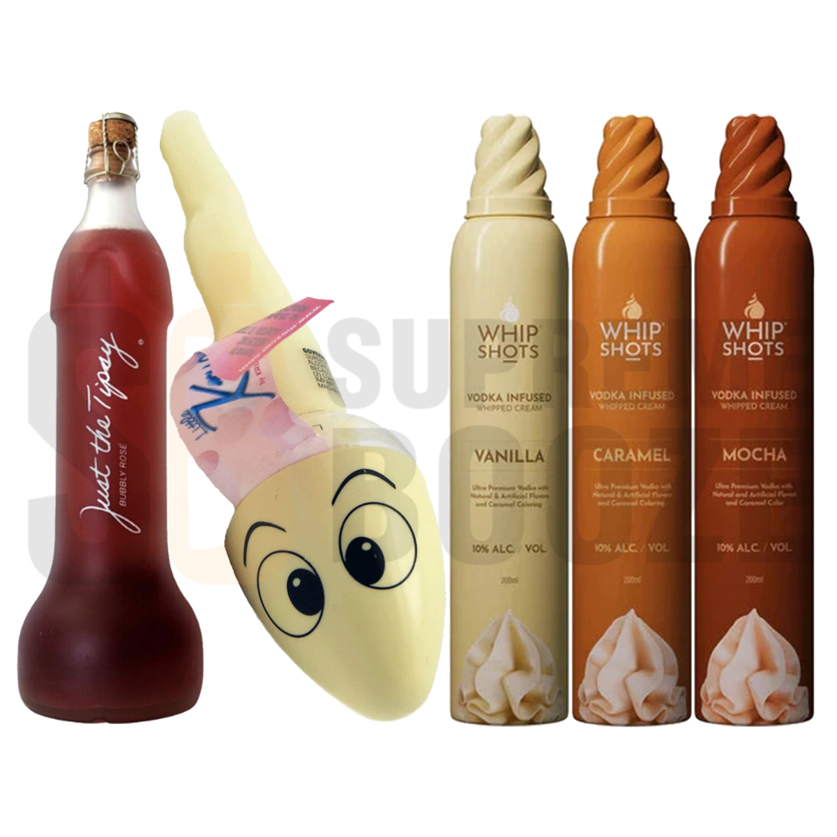 Just the Tipsy, Little Krugy & Cardi B Whip Shots 5pk Bundle