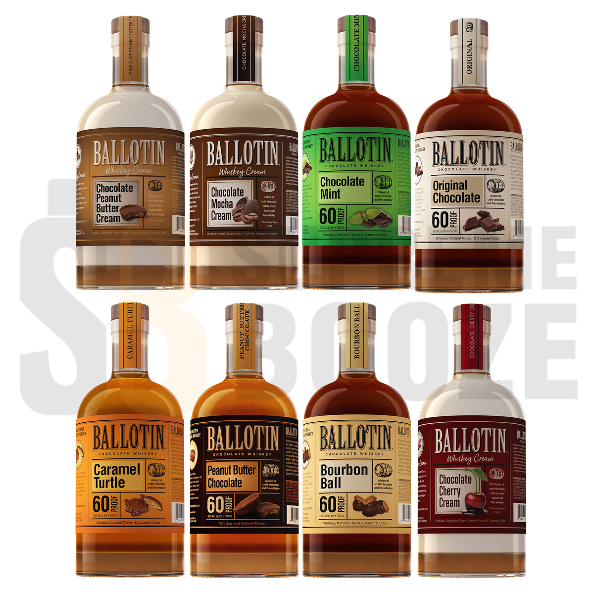 Ballotin Flavored Whiskey 8pk Bundle