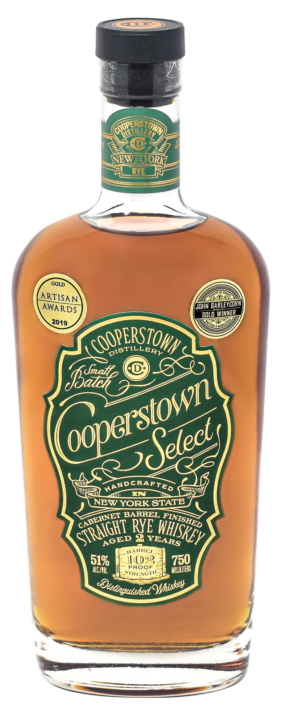 Cooperstown Select Straight Rye Whiskey