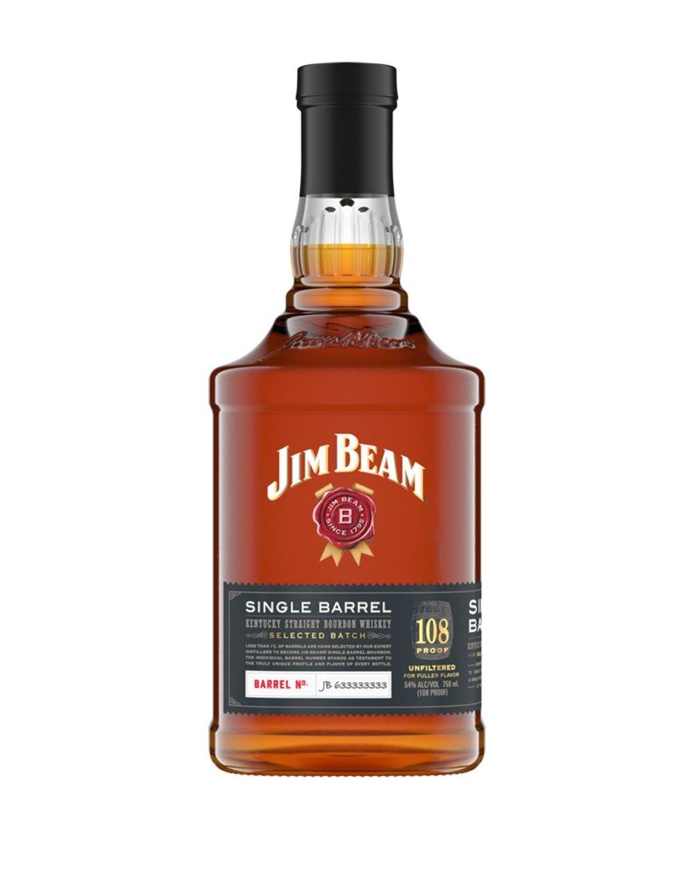 Jim Beam Single Barrel Selected Batch 108 Proof 750ml