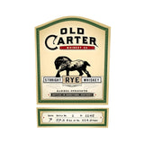 Old Carter Straight Rye Whiskey Batch 7