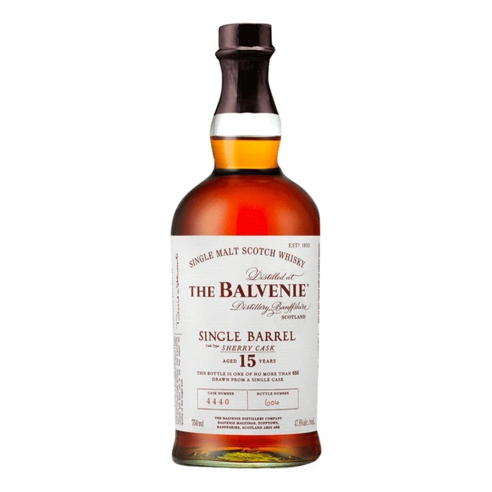 The Balvenie 15 Year Old Single Barrel Sherry Cask Single Malt Scotch Whisky