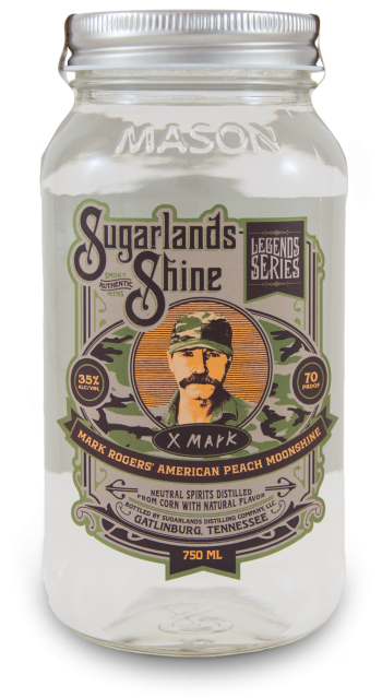 Sugarlands Mark Rogers American Peach Moonshine - Moonshine