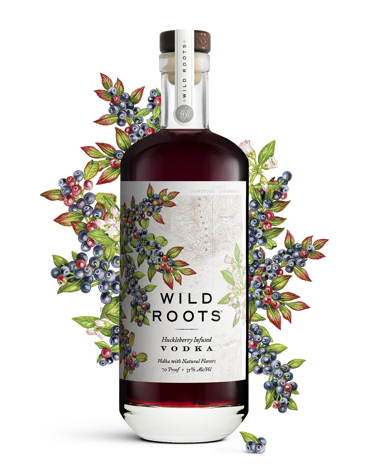 Buy Wild Roots Huckleberry Infused Vodka Online -Supreme Booze