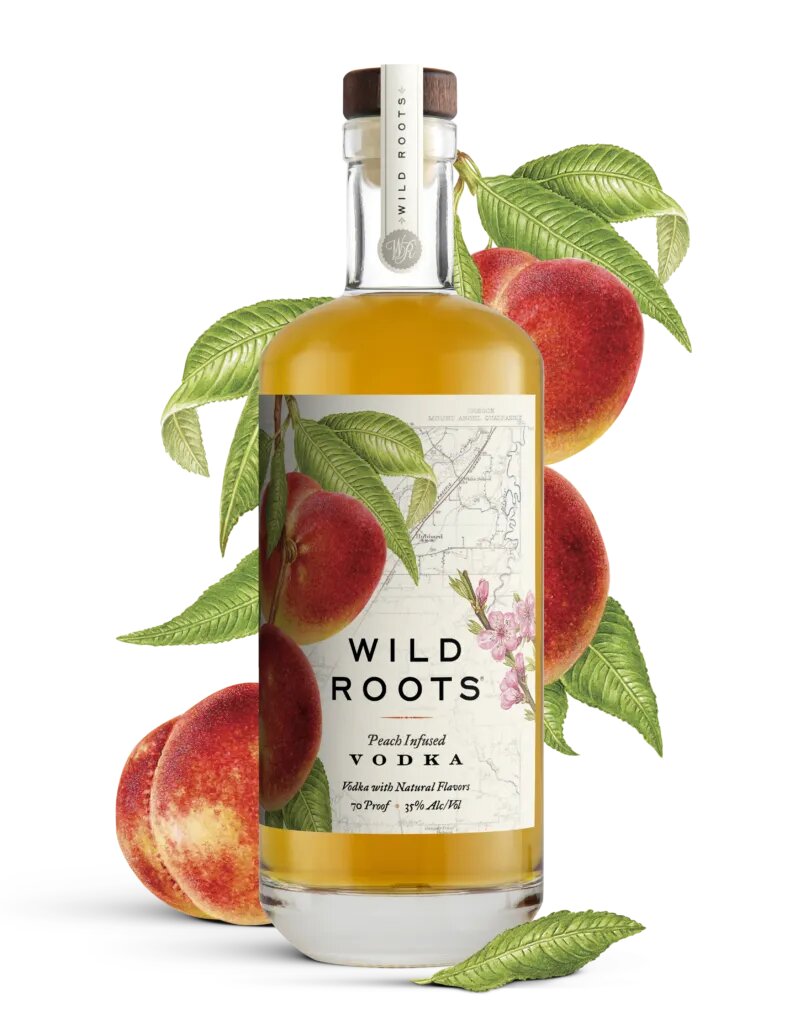 Wild Roots Peach Infused Vodka - Wild Roots