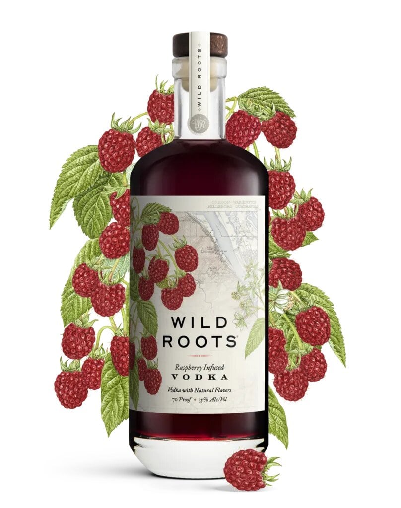 Wild Roots Raspberry Infused Vodka - Wild Roots